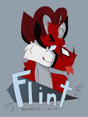 Badge Shaded Bust