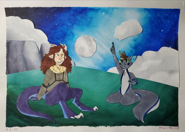 Watercolor Fullbody ×2
